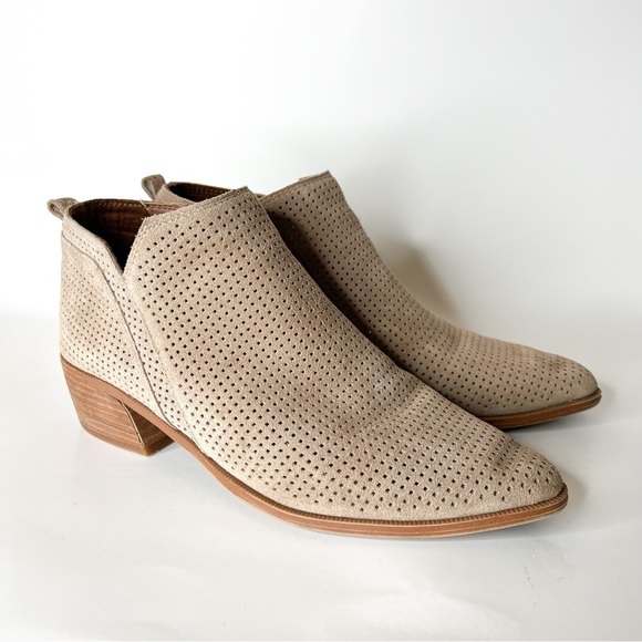 Franco Sarto Shoes - Franco Sarto Natural Nude Perforated Booties size 9